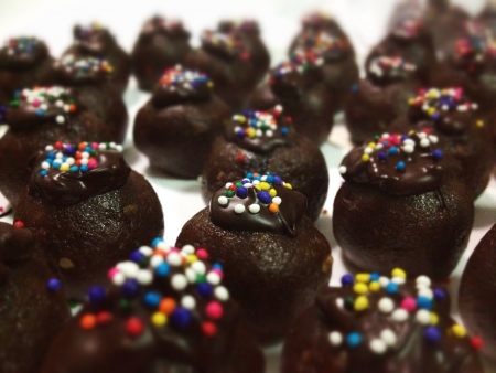 Home made chocolate ballの素材