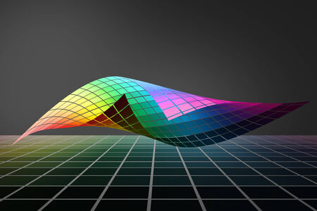 digital colorの写真素材