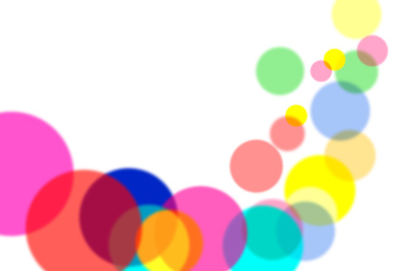 color bokeh at nightの写真素材