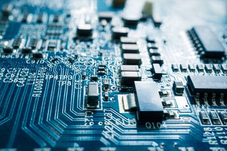 electronic circuit boardの写真素材