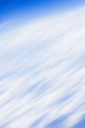 above the cloud in the sky from a plane.の写真素材