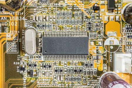 electronic circuit boardの写真素材