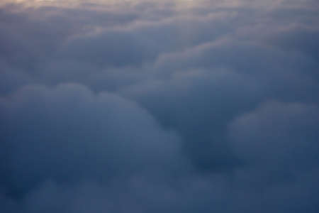 above the cloud in the sky from the plane