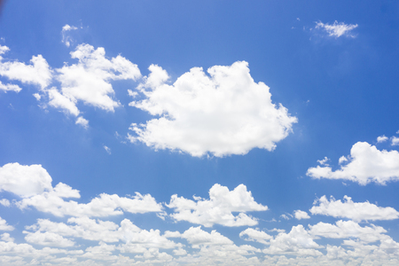 cloud in the blue skyの写真素材