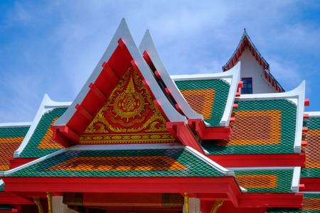 Gable roof wat Palali temple