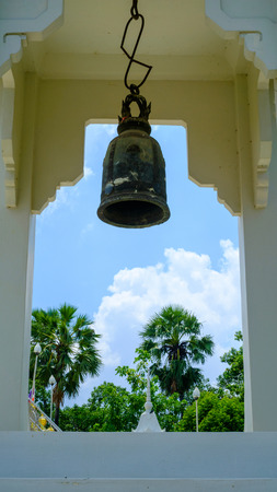 Temple bell at Wat Palayli,Suphanburi,Thailandの写真素材