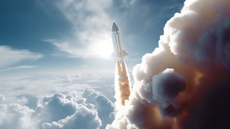 Launching Carrier Rockets, Generative AIの素材
