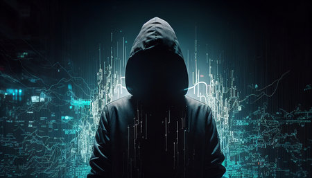 IT fraudsters exploit security systems to steal large amounts of data, as well as conduct cyberattacks and ransomware. Virus coding to generate malware and break into database systems The Generative AIの素材