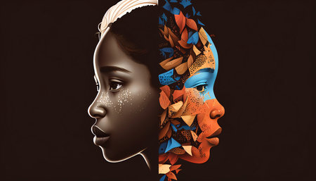 Racism illustrated generative AI and International Day for the Elimination of Racial Discrimination The Generative AIの素材