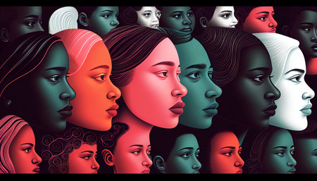 Racism illustrated generative AI and International Day for the Elimination of Racial Discrimination The Generative AIの素材