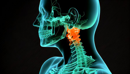 AI Generative, Anatomy of Male Brain Pain with All Joint Painの素材