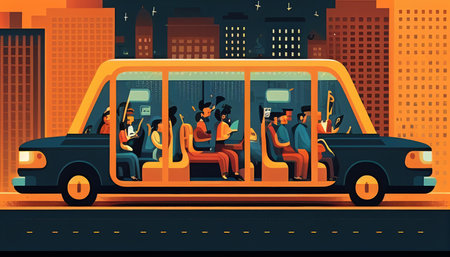 Generative AI proposal for carpooling and ridesharing in citiesの素材