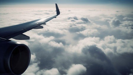 In-flight aircraft, Generative AIの素材
