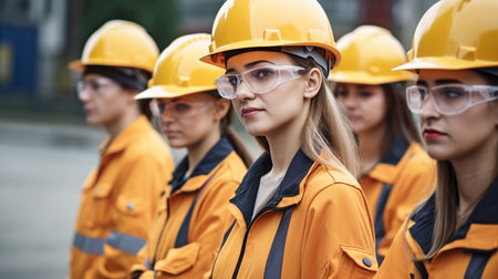Oil and gas industry workers, Generative AIの素材