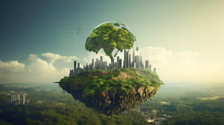 Concept of a Sustainable World, Generative AIの素材