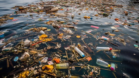 Plastic contamination in the ocean, Generative AIの素材