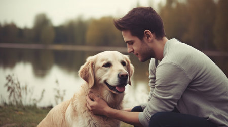 Pain relief using pet therapy and Generative AIの素材