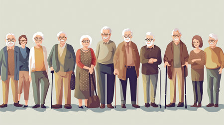 Generative AI, ideas of aging, seniority, and wellnessの素材