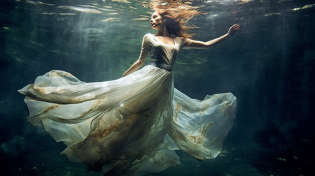 Generative AI and underwater danceの素材