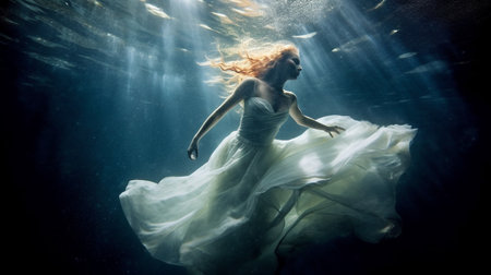 Generative AI and underwater danceの素材