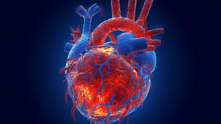 Coronary Arteries of the Human Heart, Generative AIの素材