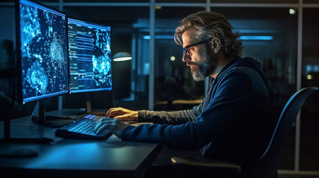 Working as a Software Engineer in Computer Engineering, Machine Learning, and Generative AIの素材