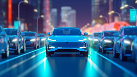 Generative AI and Clean Future Electric Vehicle Trafficの素材