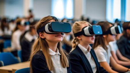 Generative AI and the use of VR in educationの素材