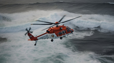 Generative AI, Coast Guard rescueの素材