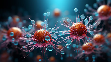 a tumour cell.の素材