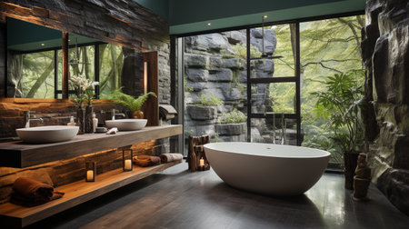 contemporary bathroomの素材