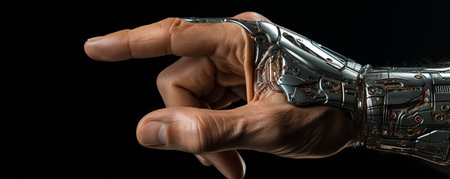 finger-pointing robot handの素材