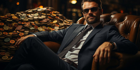 wealthy and effective businessman,の素材