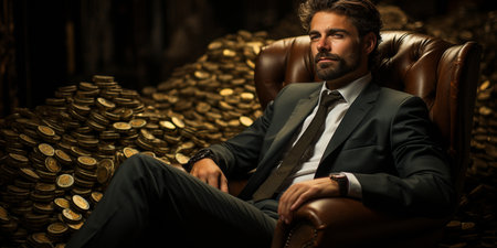 wealthy and effective businessman,の素材