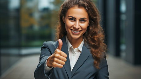 coworkers providing positive feedbackの素材