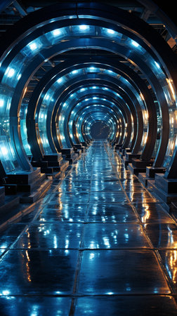 a safe tunnel for data transfer that represents the encryption of data while it travels via networksの素材