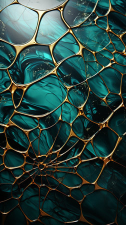 Marble Texture in Green Kintsugi,の素材