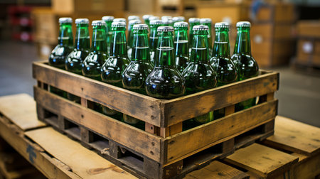 A case of recently sealed beerの素材