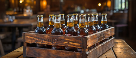 A case of recently sealed beerの素材