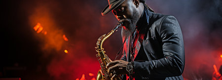 Player of the saxophoneの素材