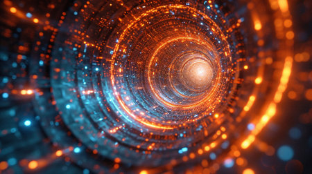 sci-fi background in abstractの素材