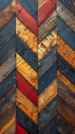 combination of a wood surface with patternsの素材