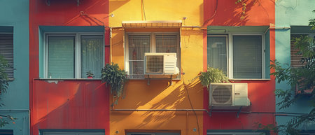 Air conditioners in residential buildingsの素材