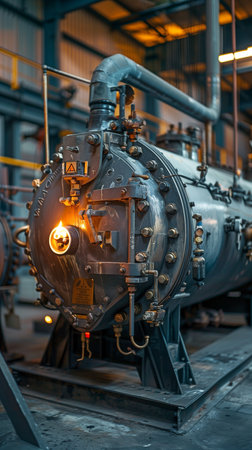 Gas-burning industrial boiler apparatusの素材