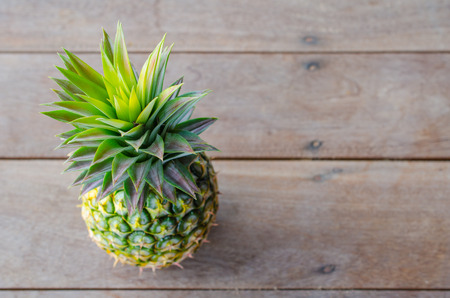 Pineapple colorful collection from the floor unappetizing.の写真素材