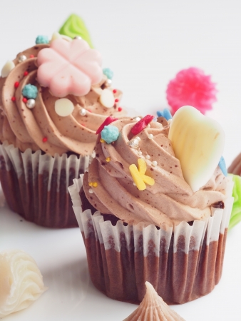 Cupcake Chocolate の写真素材