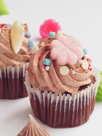 Cupcake Chocolate の写真素材