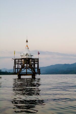 The ancient Jedi on Sarmprasob River is so beautiful and peaceful place for traveling.の写真素材