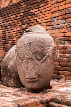 Head of image of buddhaの写真素材