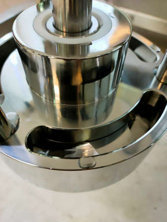 homogenizer mixer is a machine that is popularly used in the production of skin creams and cosmetics because it can blend the cream thoroughly. Suitable for large and small cosmetics industry.の写真素材